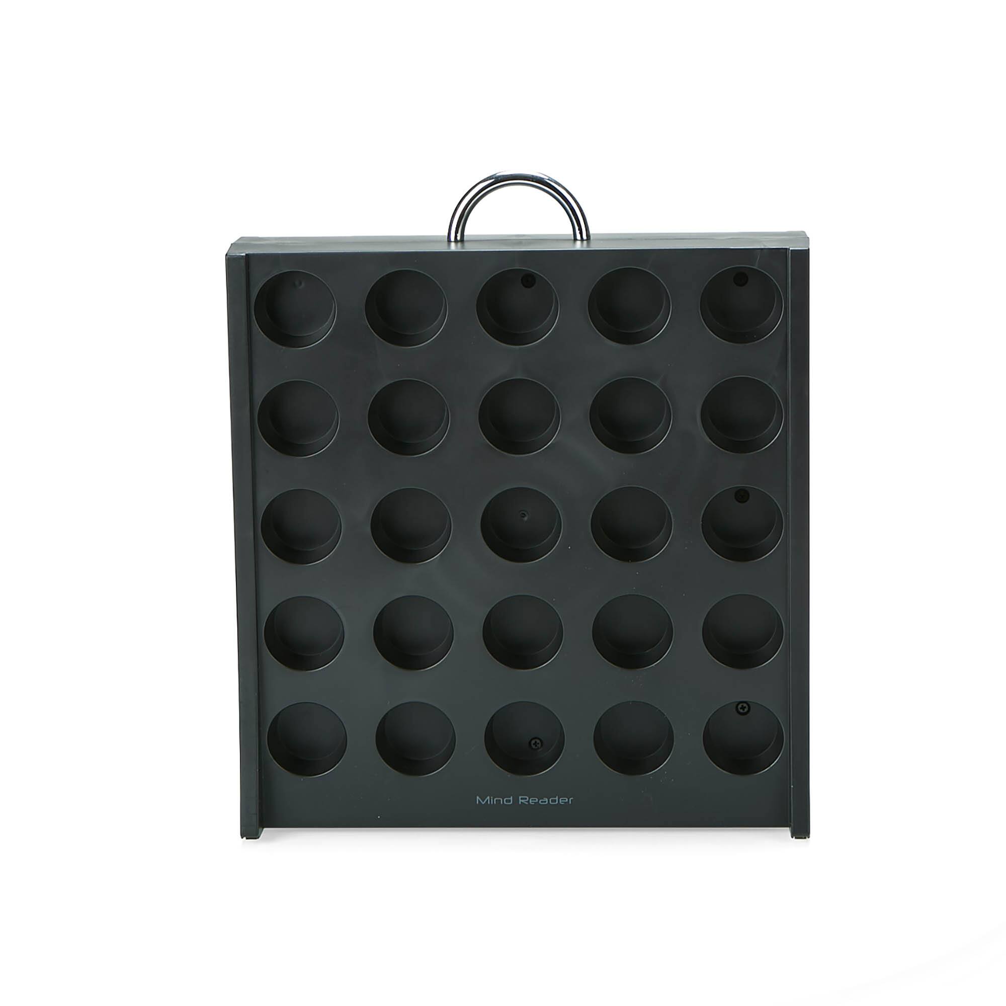 Mind Reader Black 50 Capacity Single Serve Coffee Pod Holder Storage Organizer